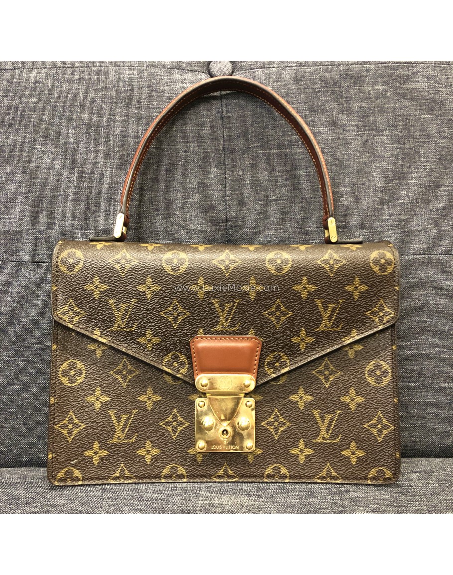 LOUIS VUITTON Monogram Vintage Monceau 26 Handbag GHW